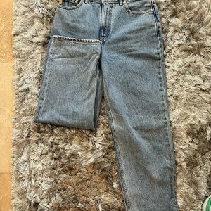 Ganni high rise denim jeans